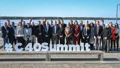 Petrecca participó de un encuentro de intendentes sobre el cambio climático